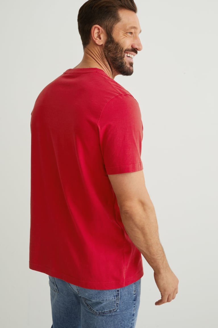 Camiseta C&A Rojas Oscuro | HRYZPS-315