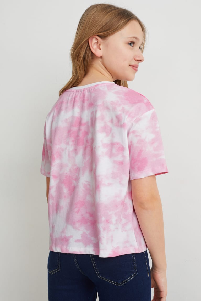 Camiseta C&A Sonic Sleeve Blancas Rosas | CIRMYO-637