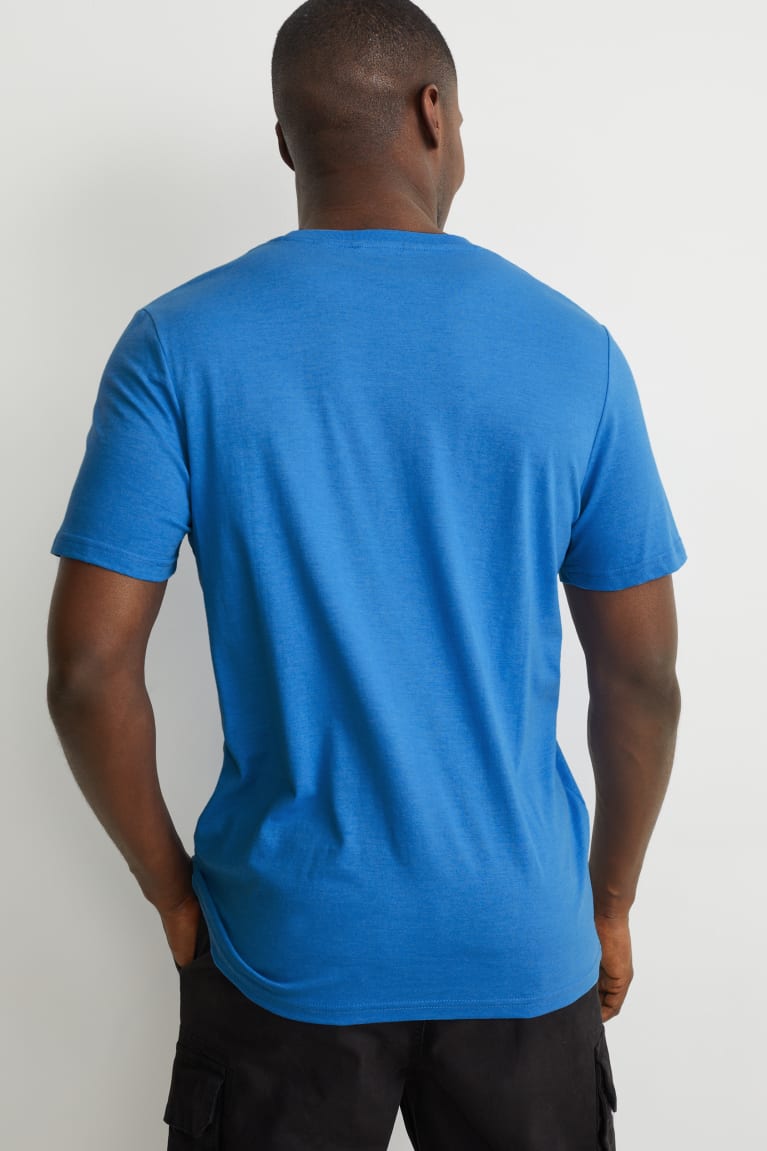 Camiseta C&A With Organic Algodon Azules | KHYBUD-725