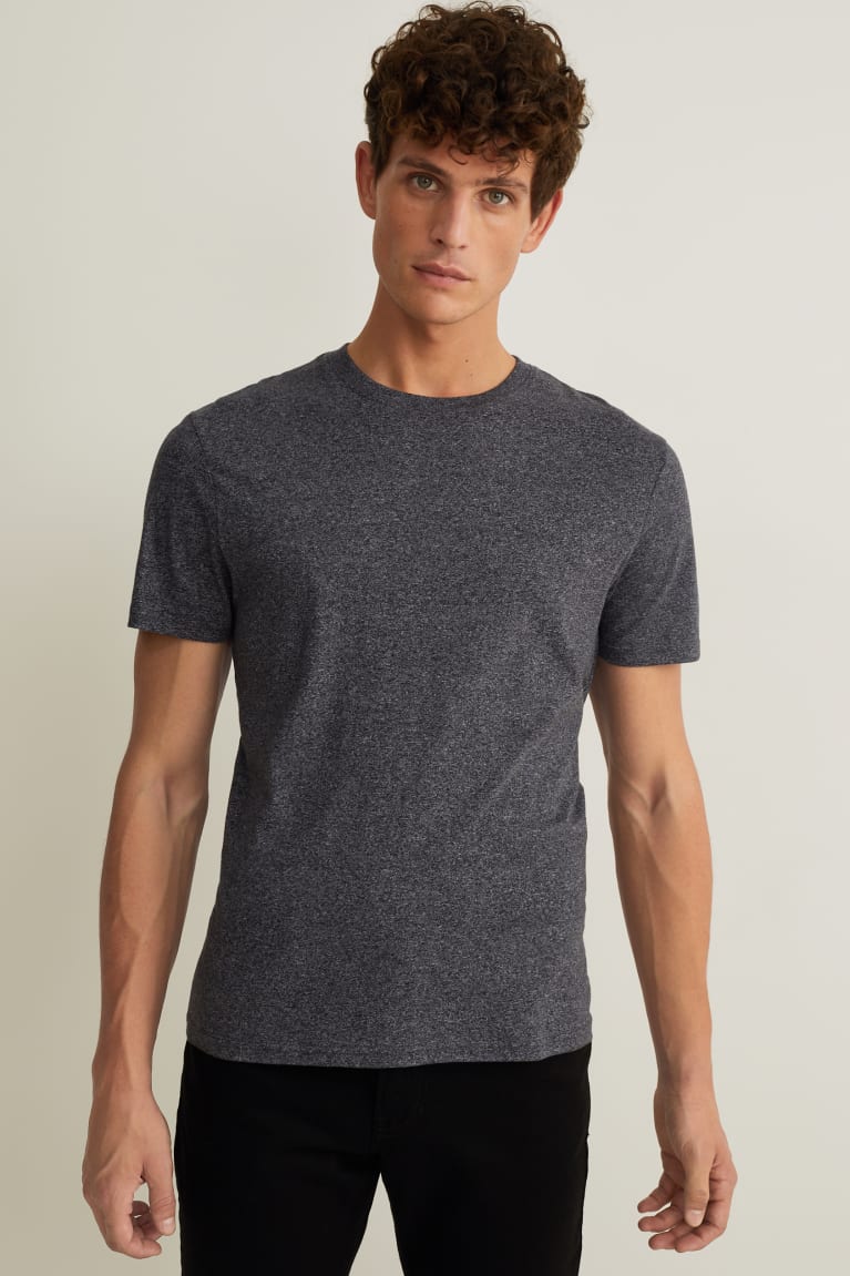 Camiseta C&A With Organic Algodon Gris | XSBGRI-481