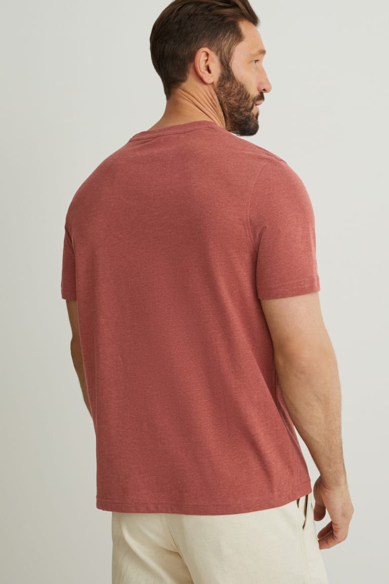 Camiseta C&A With Recycled Polyester Marrones Oscuro | RUKHGE-708