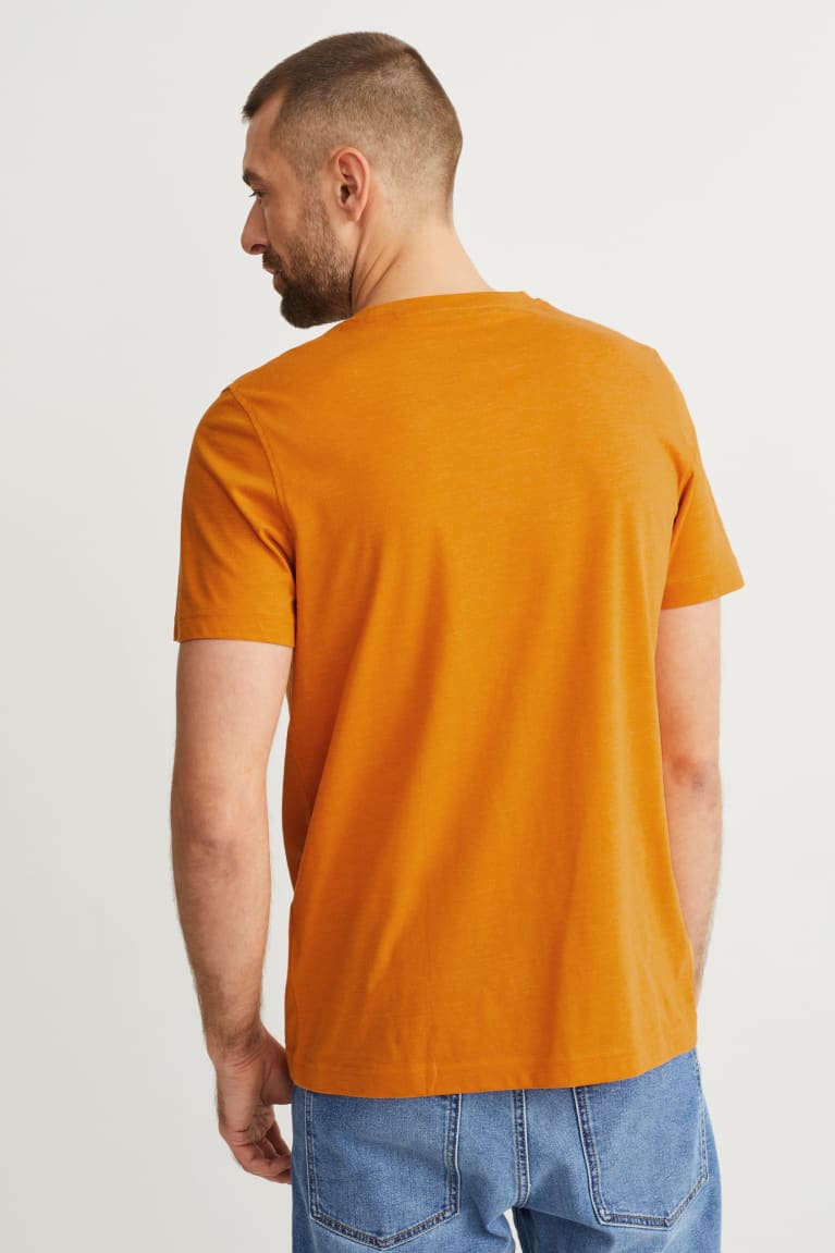 Camiseta C&A With Recycled Polyester Naranjas | DPKENF-867