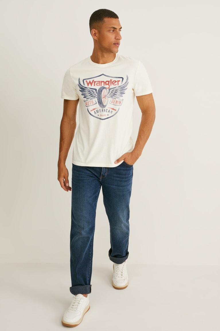 Camiseta C&A Wrangler Blancas | YOZFEQ-786