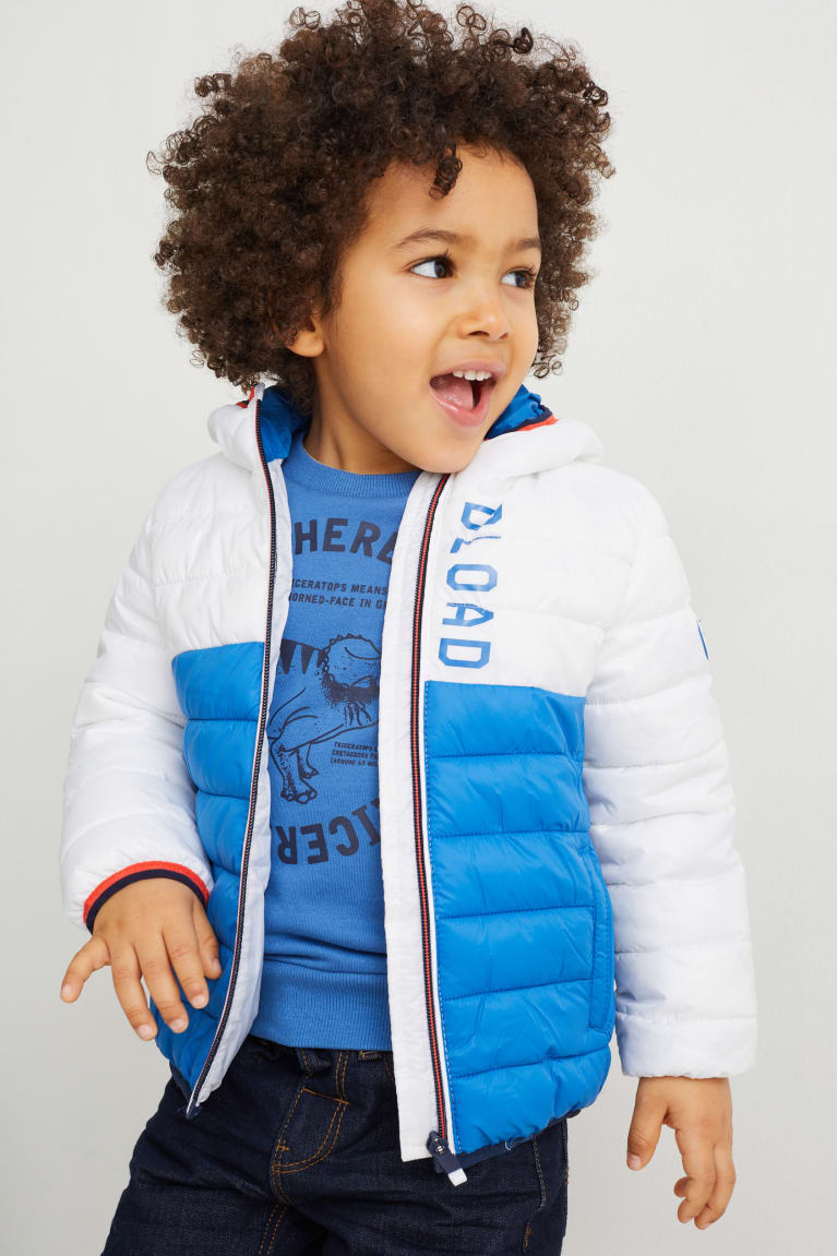 Chaquetas C&A Acolchado With Hood Recycled Azules | TVWKBO-385