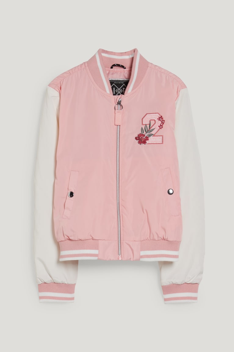 Chaquetas C&A Bomber Rosas | YPRBQI-362