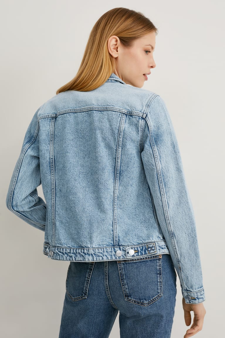 Chaquetas C&A Denim Azules Azules Claro | YNKXVL-042