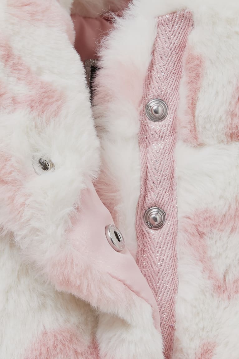 Chaquetas C&A Faux Fur Blancas | PHJWLO-057