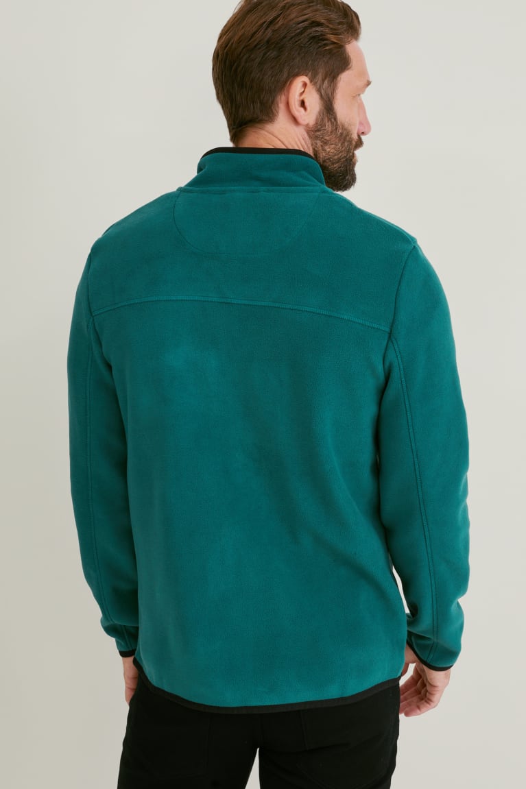 Chaquetas C&A Fleece Thermolite® Ecomade Recycled Verde | VSTJOP-173