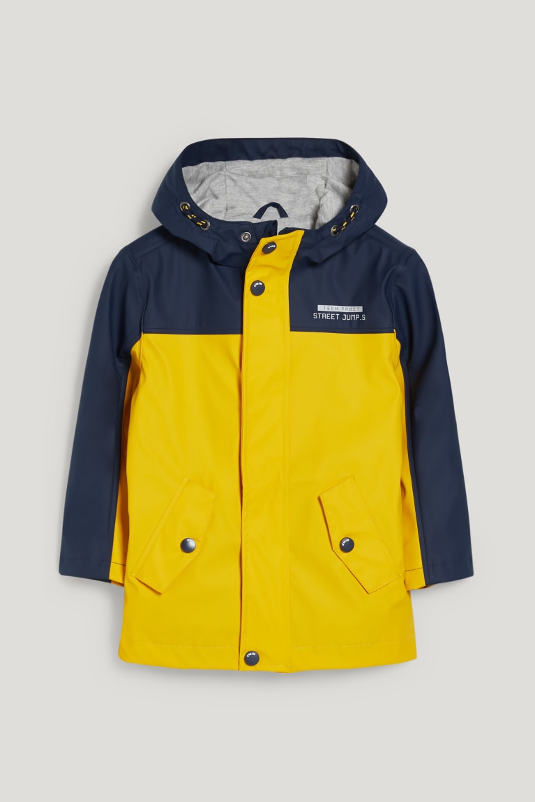 Chaquetas C&A Rain With Hood Amarillo | OCWJFQ-026