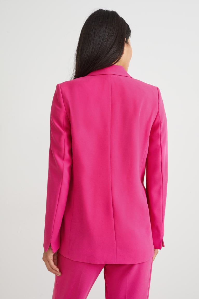 Chaquetas C&A Regular Fit Recycled Rosas | SVEXHG-301