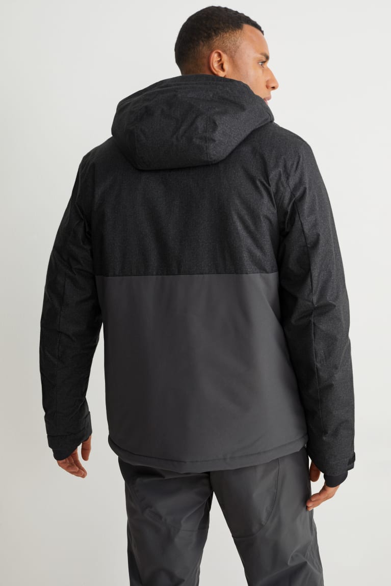 Chaquetas C&A Ski With Hood Bionic-finish®eco Negras Gris | HAXSRG-162