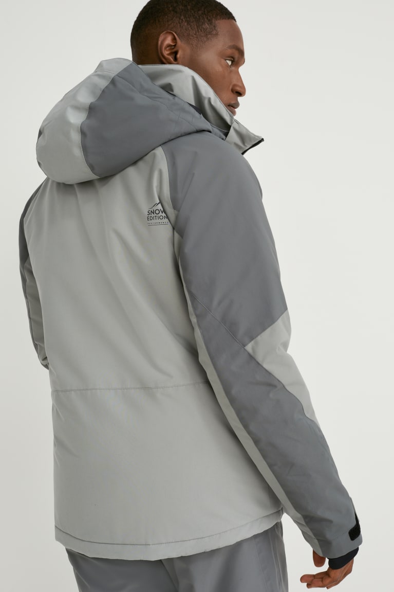 Chaquetas C&A Ski With Hood Bionic-finish®eco Gris | OJIAND-826