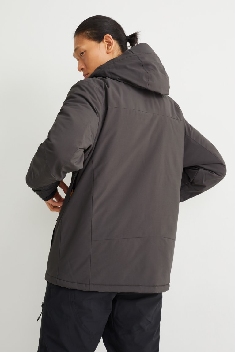 Chaquetas C&A Ski With Hood Bionic-finish®eco Gris Oscuro | PLVAKF-279