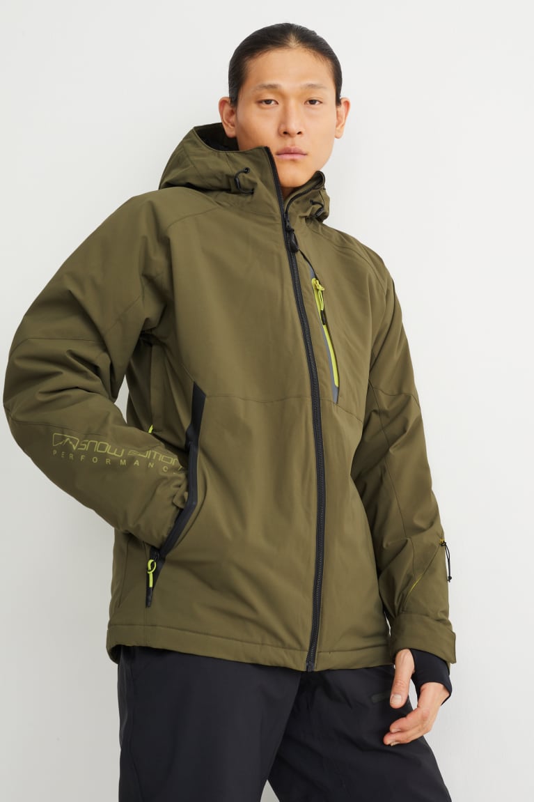 Chaquetas C&A Ski With Hood Bionic-finish®eco Verde Oscuro | ZRSXTA-435