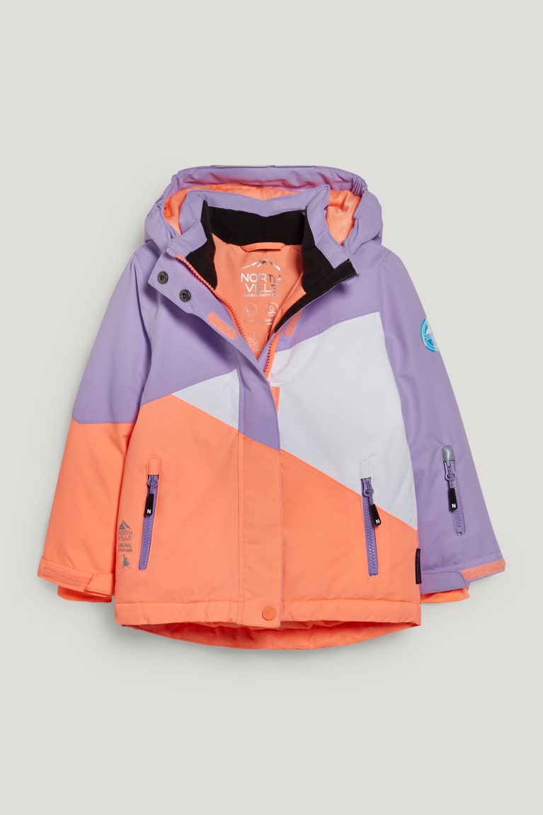 Chaquetas C&A Ski With Hood Blancas Naranjas | UZWTMJ-870