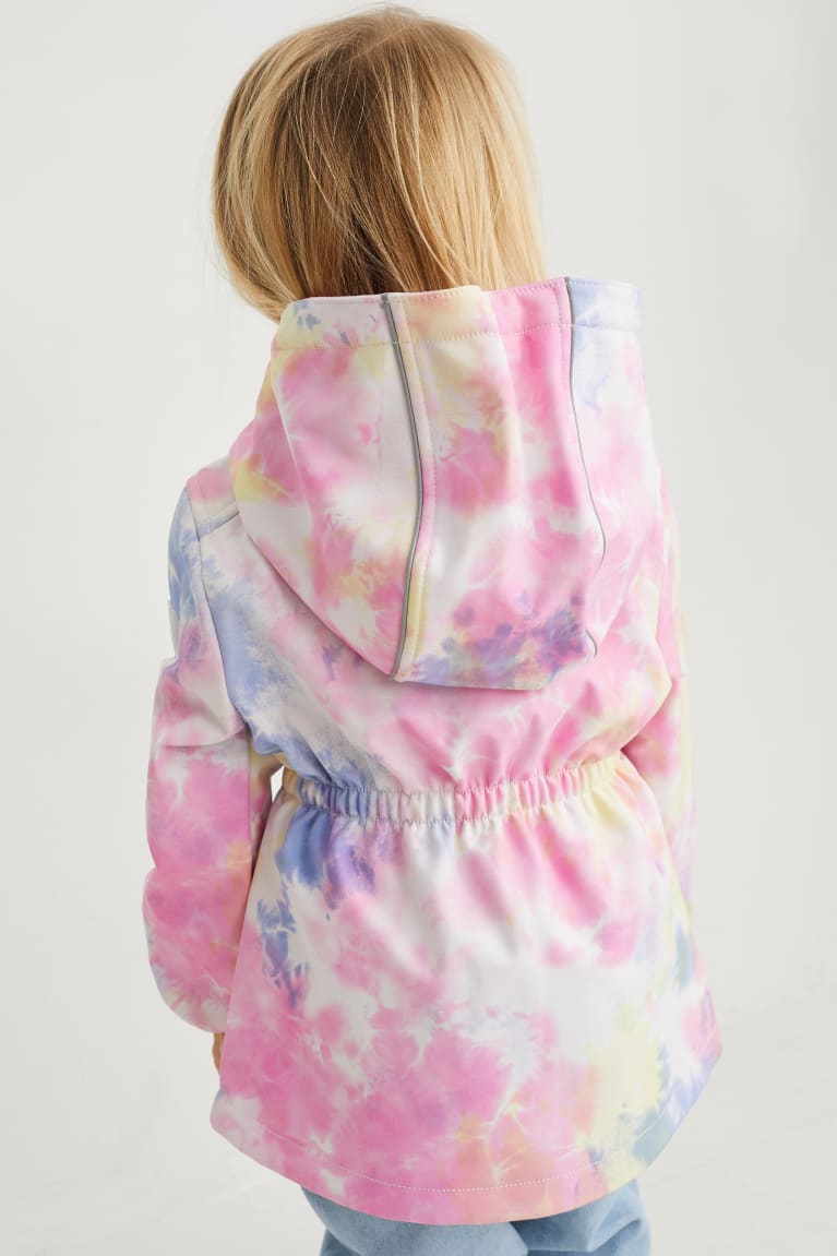 Chaquetas C&A Softshell With Hood Rosas | ARCBZE-146