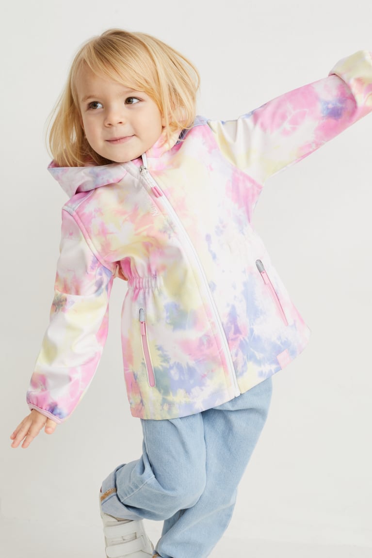 Chaquetas C&A Softshell With Hood Rosas | ARCBZE-146