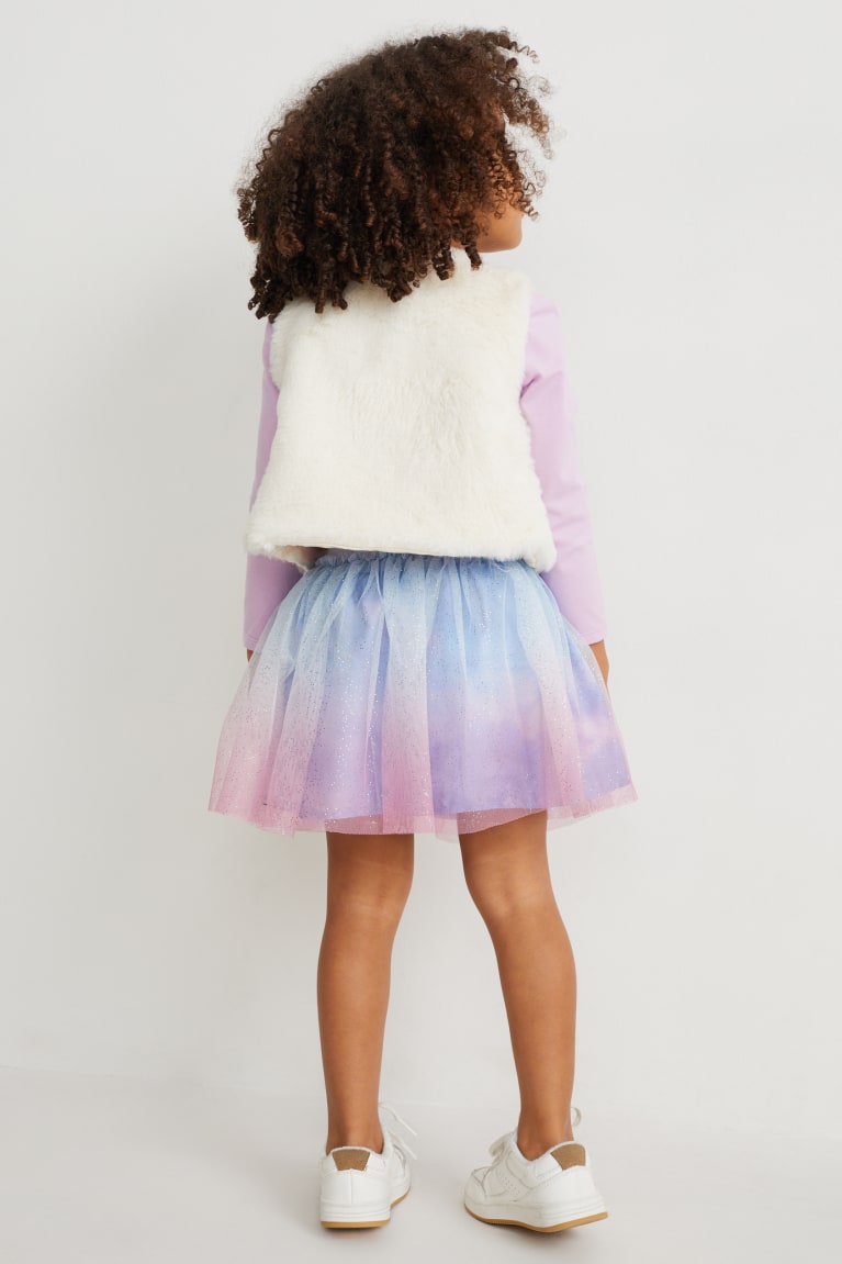 Falda C&A Frozen Set Long Sleeve , WaistAnd Moradas Claro | DJCVBT-709