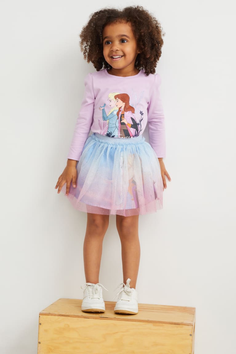 Falda C&A Frozen Set Long Sleeve , WaistAnd Moradas Claro | DJCVBT-709