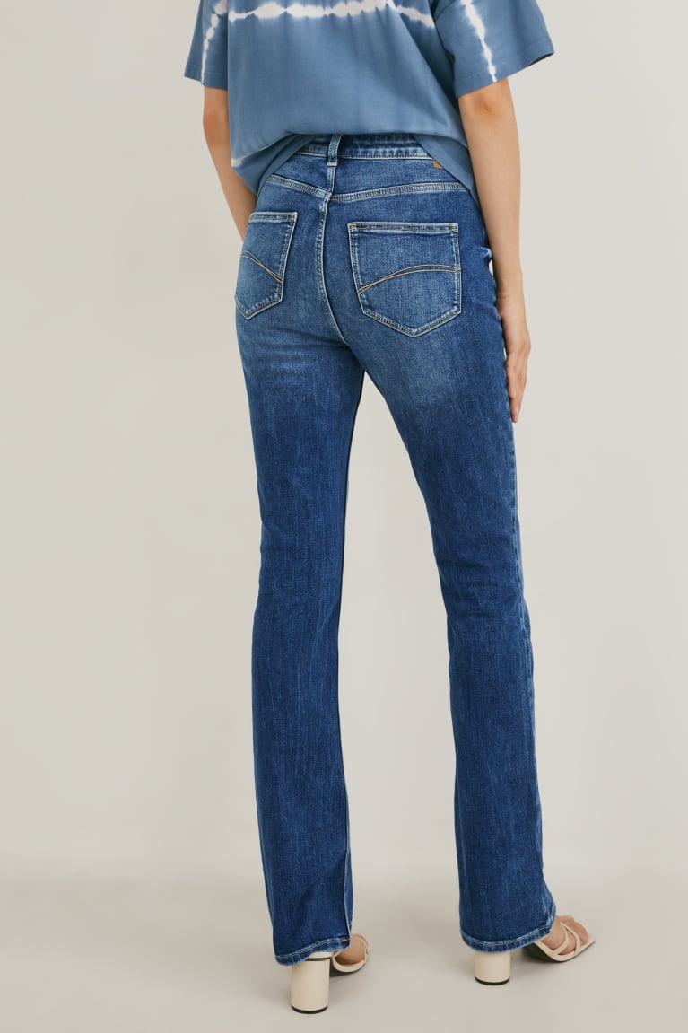 Jeans C&A Bootcut High Cintura Azules | RSNVJM-519