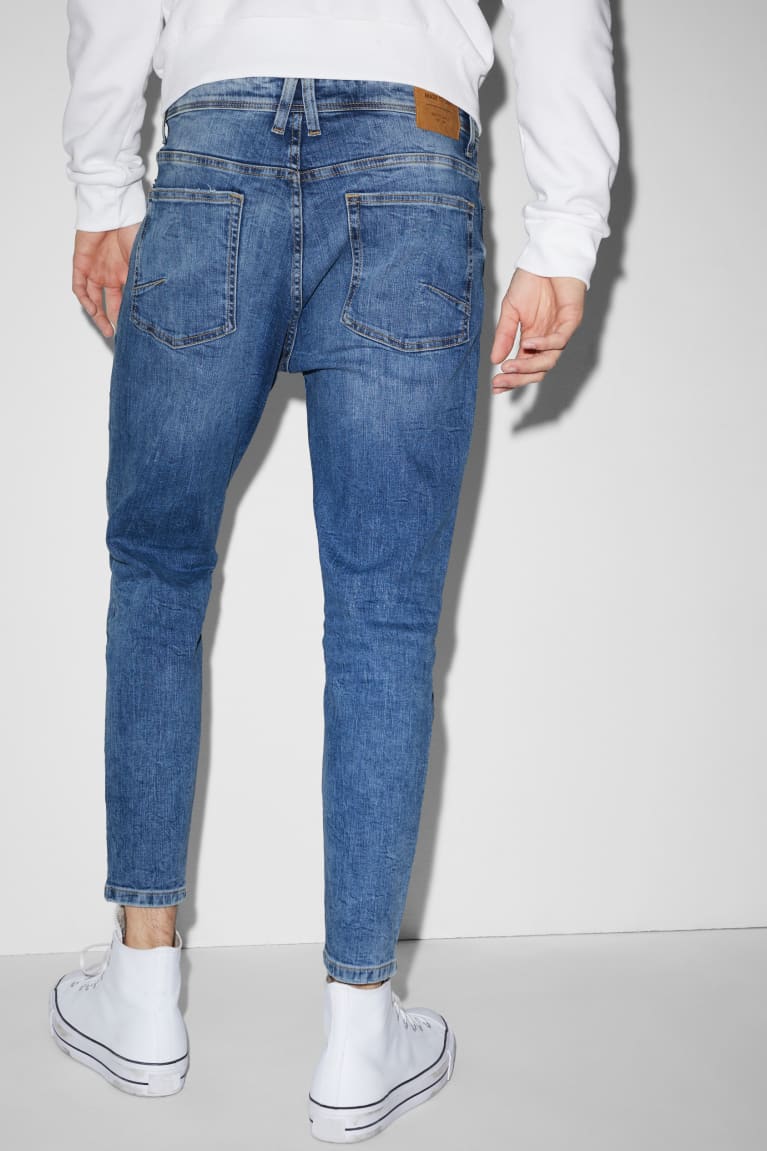 Jeans C&A Carrot Lycra® Azules Azules Claro | OJNXIQ-561