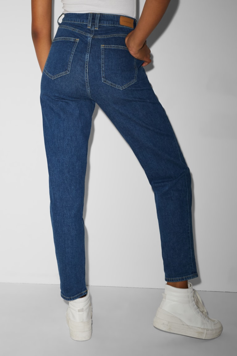 Jeans C&A Clockhouse Balloon High Cintura Azules | KUZBVP-170