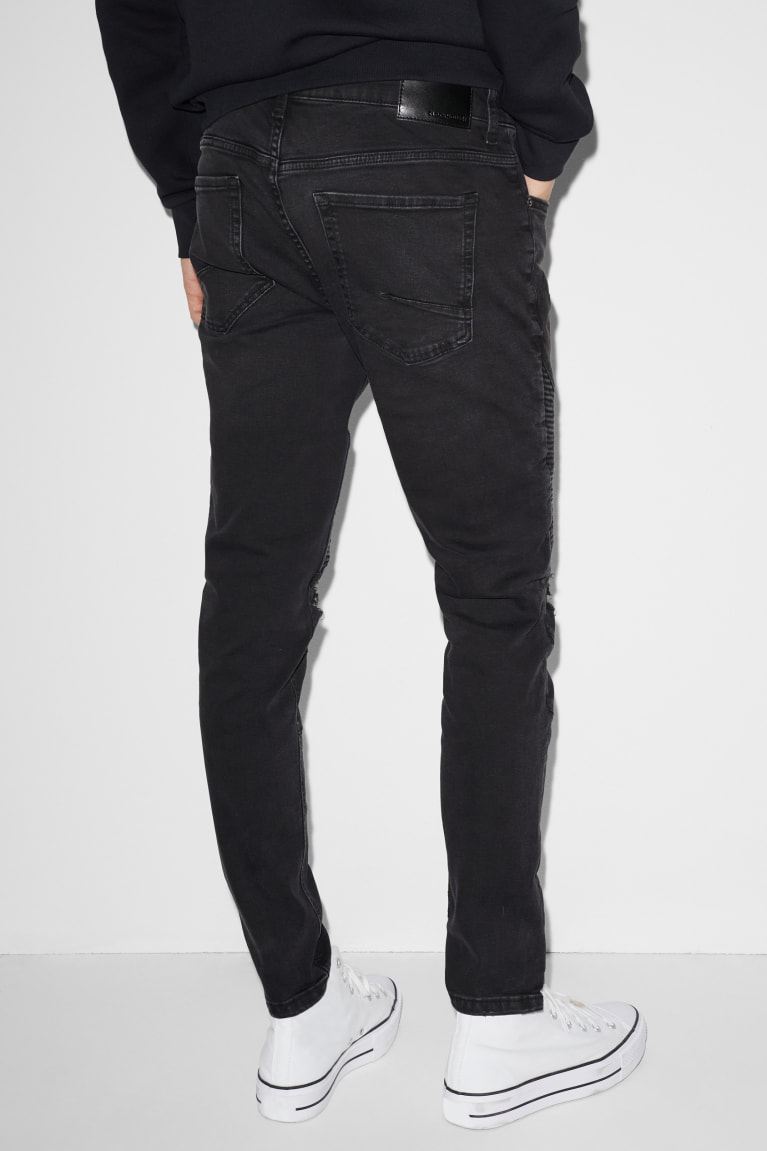 Jeans C&A Clockhouse Flaco Lycra® Negras | XBCMIG-501