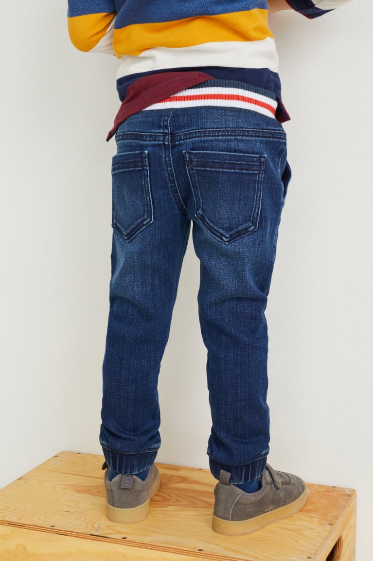 Jeans C&A Dinosaur Slim Azules Azules Oscuro | PZEACX-023