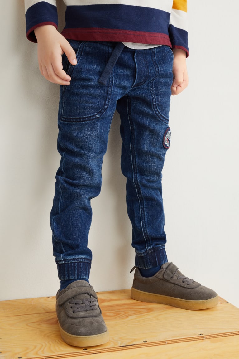 Jeans C&A Dinosaur Slim Azules Azules Oscuro | PZEACX-023