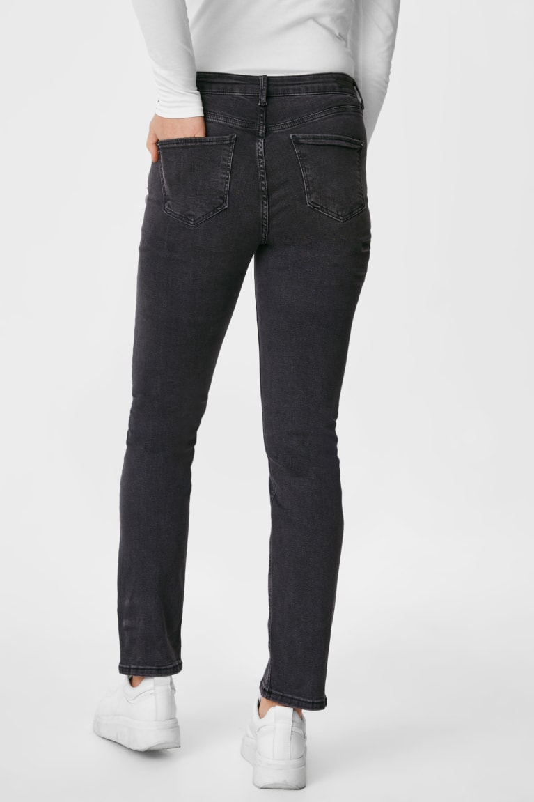 Jeans C&A Directo Azules Gris Oscuro | COAVUS-268