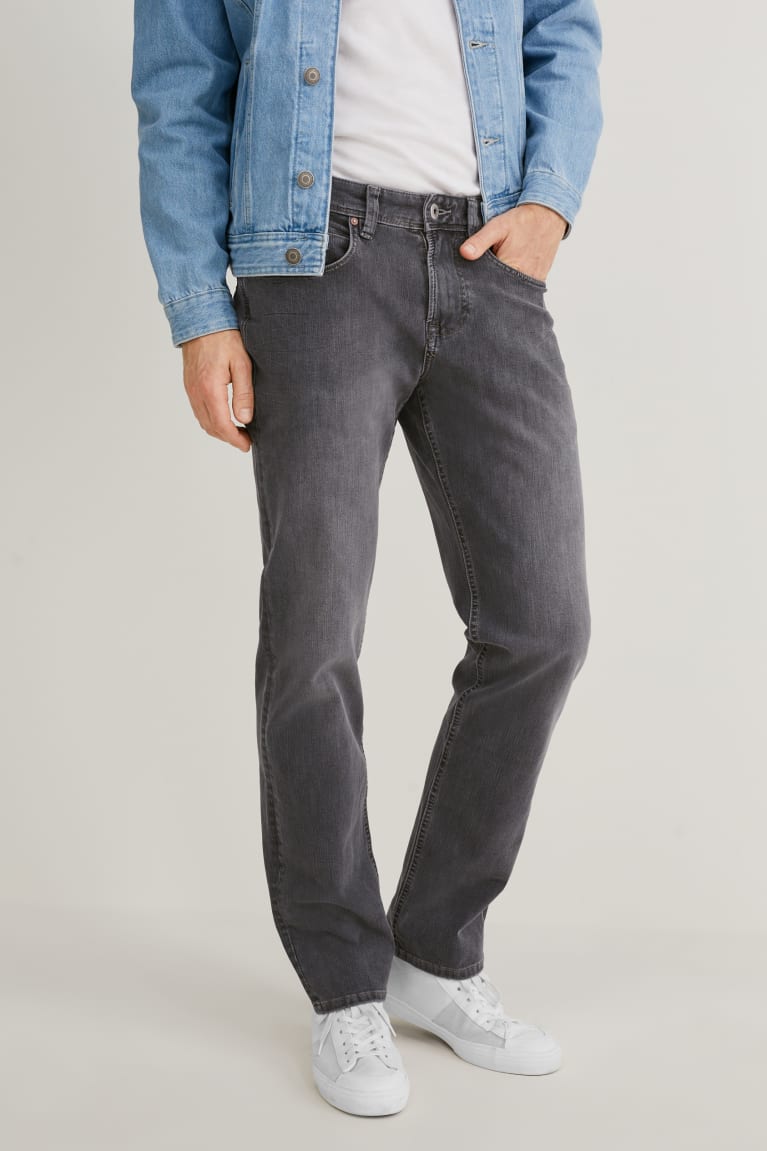 Jeans C&A Directo Flex Organic Algodon Lycra® Azules Gris | QZIWHD-921