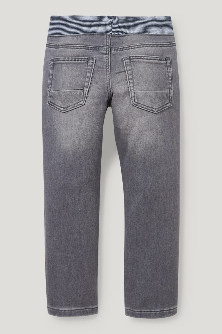 Jeans C&A Directo Jog Denim Organic Algodon Lycra® Azules Gris Claro | BHXFSP-627