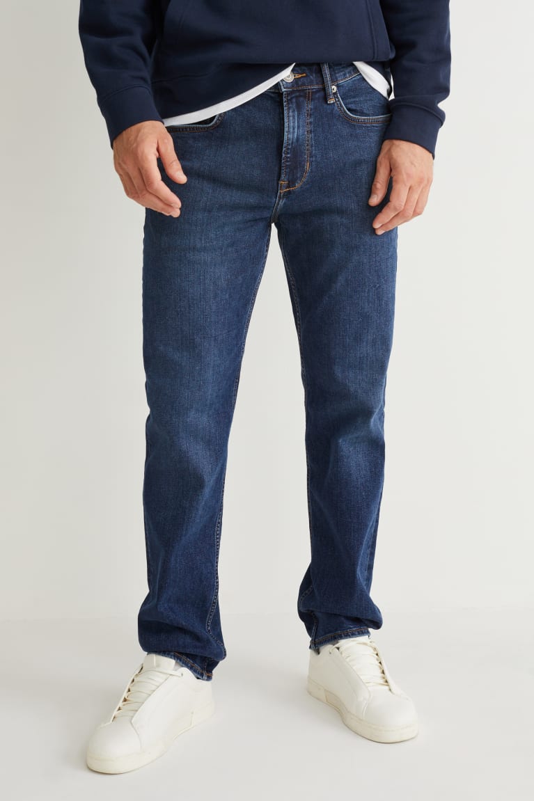 Jeans C&A Directo Organic Algodon Azules Azules Oscuro | VPFJDK-509