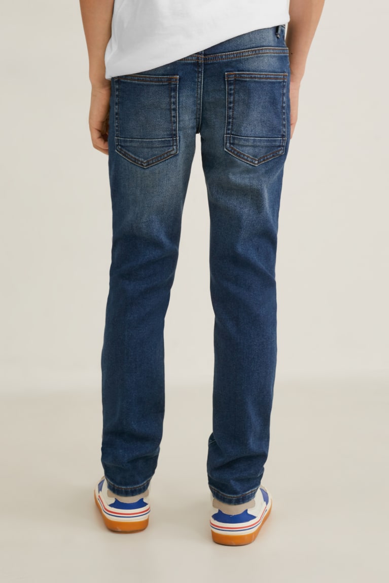 Jeans C&A Directo Organic Algodon Azules Azules Oscuro | WZBMPI-693