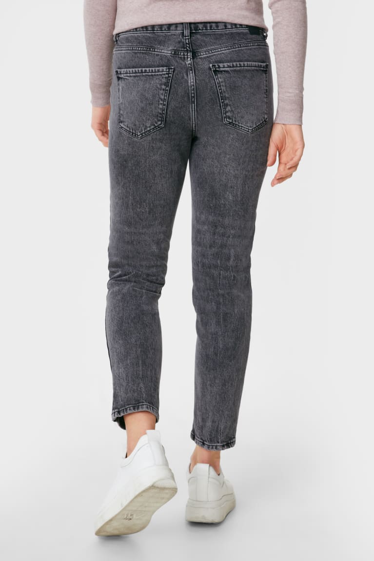 Jeans C&A Directo Tapered With Organic Algodon Azules Gris | KUQNZC-368