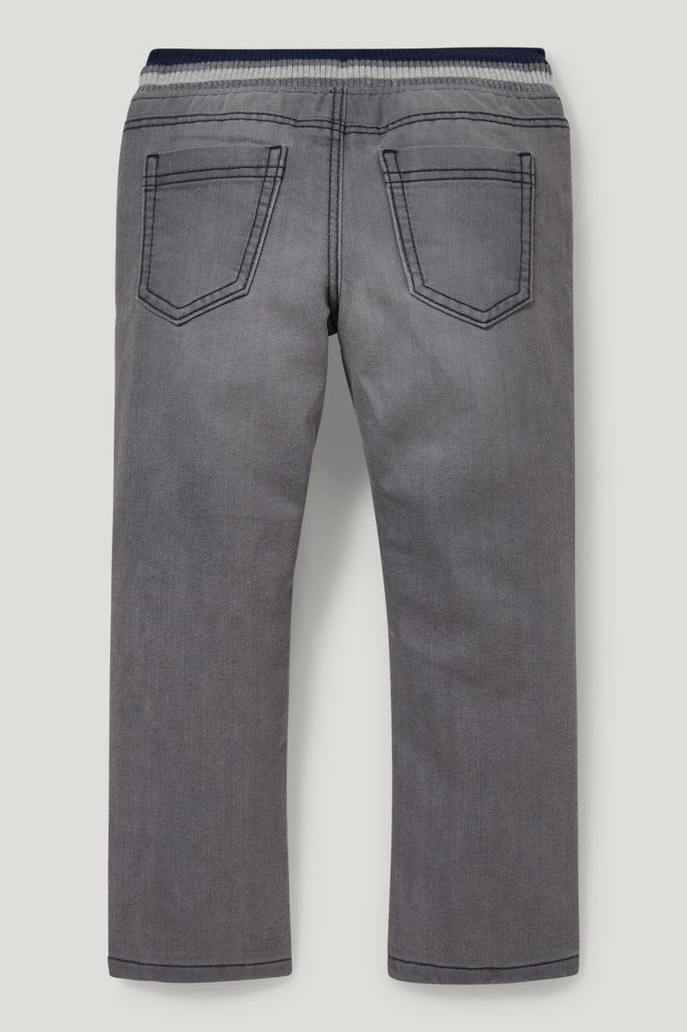 Jeans C&A Directo Thermal Gris | NFUGVQ-638