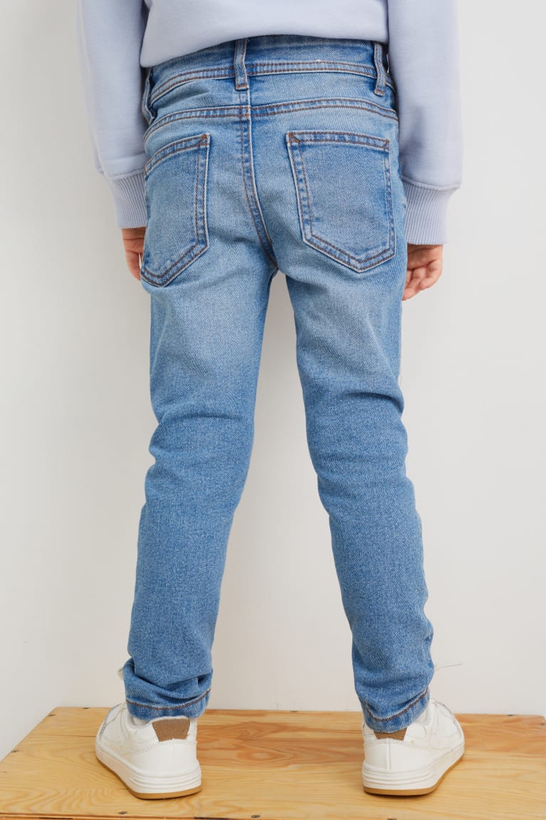 Jeans C&A Flaco Azules Azules Claro | LNHJRK-482