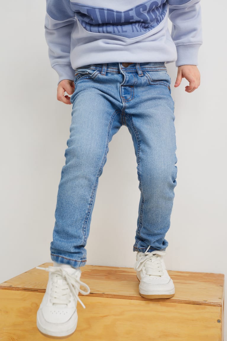 Jeans C&A Flaco Azules Azules Claro | LNHJRK-482