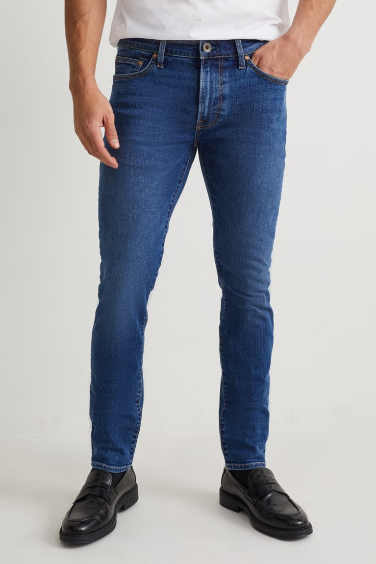 Jeans C&A Flaco Lycra® Azules | MYJFWB-912