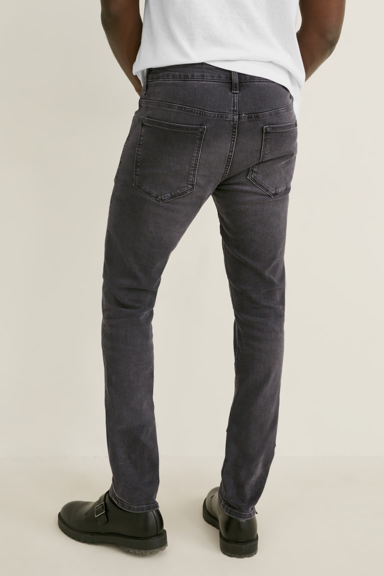 Jeans C&A Flaco Lycra® Gris | HMYTNS-356