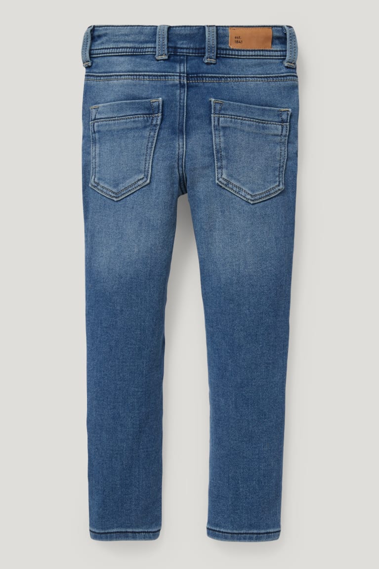 Jeans C&A Flaco Organic Algodon Azules Azules Claro | LBZFJM-192