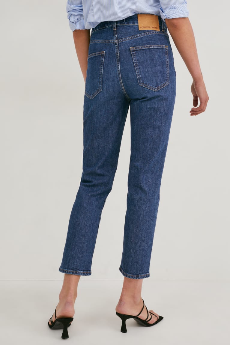 Jeans C&A Made In Eu Directo High Cintura Organic Algodon Azules | MCFIWE-340