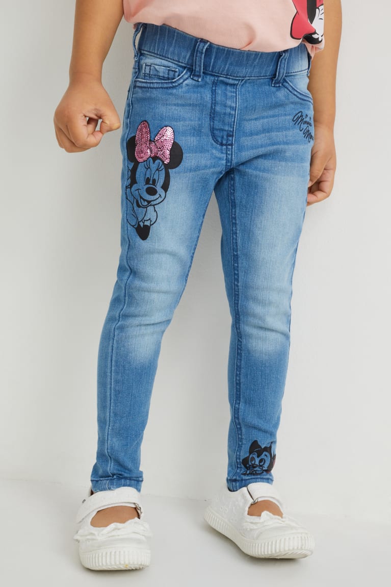 Jeans C&A Minnie Mouse Jegging Azules | HXRWFK-234