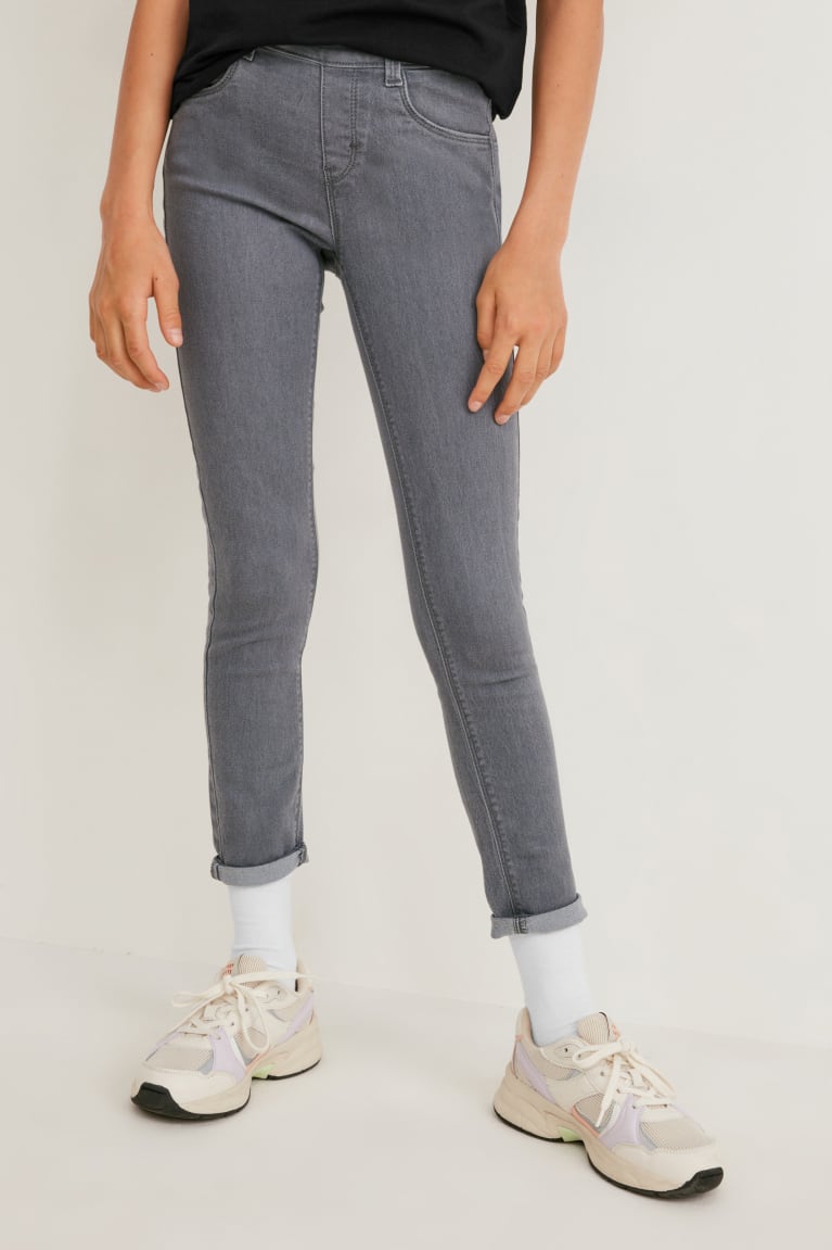 Jeans C&A Multipack Of 2 Jegging Azules Gris Claro | TVKDSQ-736