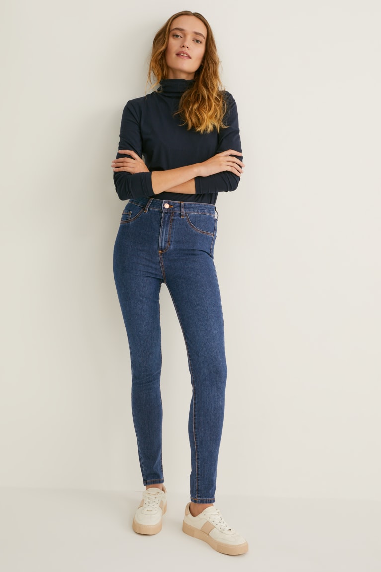 Jeans C&A Multipack Of 2 Jegging High WaisLycra® Azules | WKYHUP-894