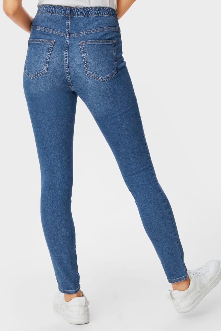 Jeans C&A Multipack Of 3 Jegging Mid Cintura Azules | GTKSUI-964