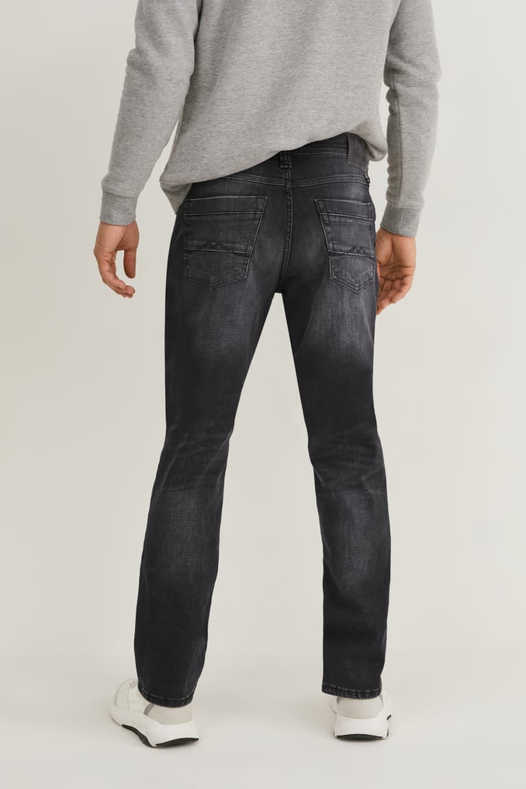 Jeans C&A Mustang Slim Washington Azules Gris Oscuro | ERBAYK-567