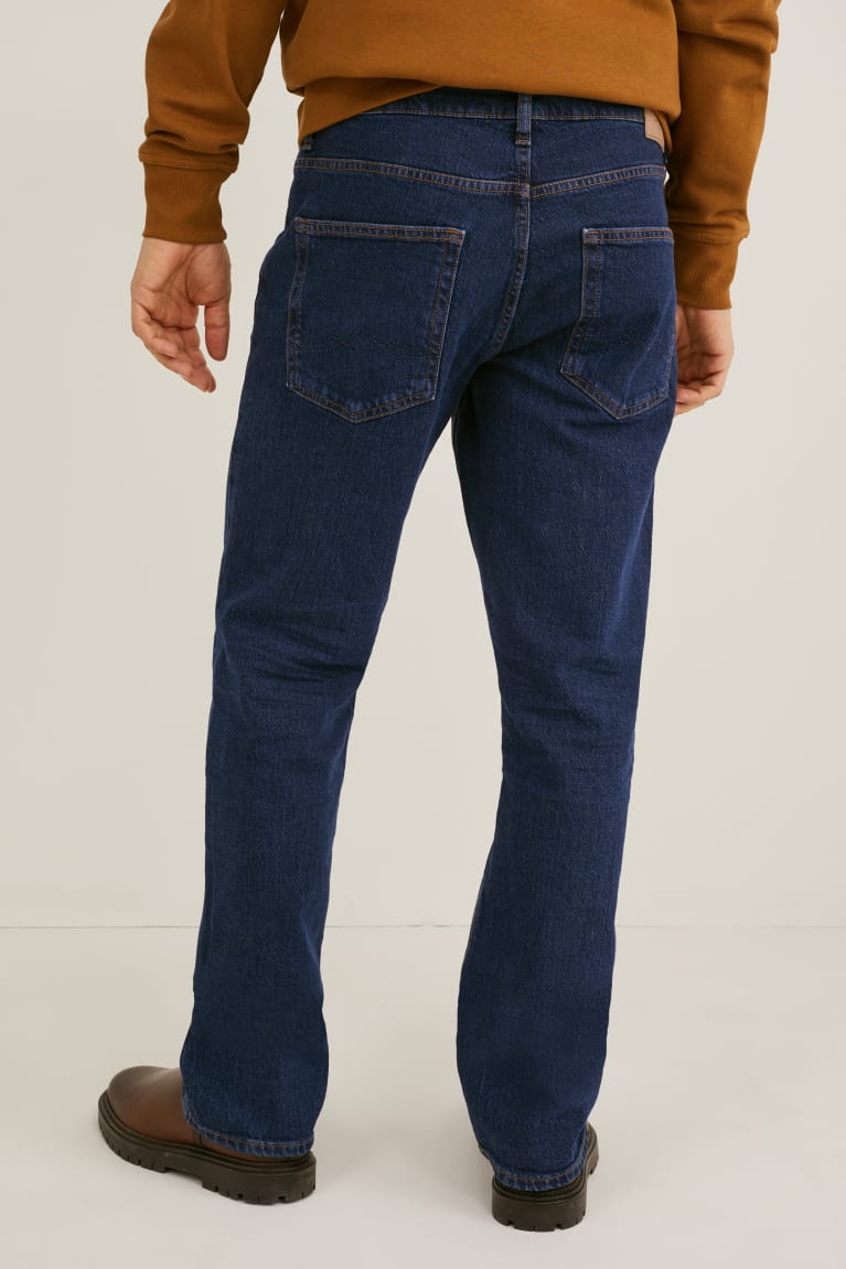 Jeans C&A Regular Lycra® Azules Azules Oscuro | HMVKRZ-159