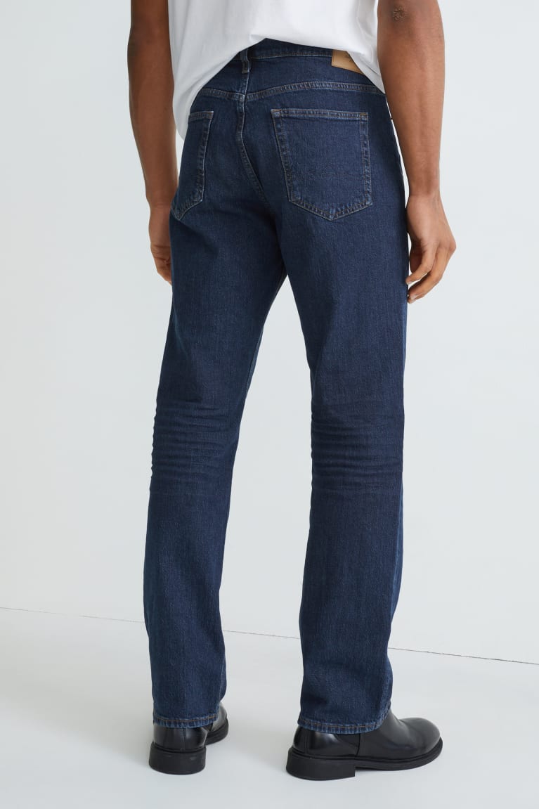 Jeans C&A Regular Lycra® With Recycled Algodon Azules Azules Oscuro | VJOIEQ-105