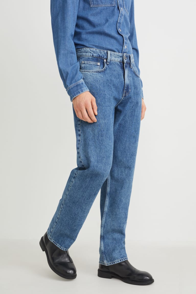 Jeans C&A Relaxed Azules Azules Claro | NYGTXW-581